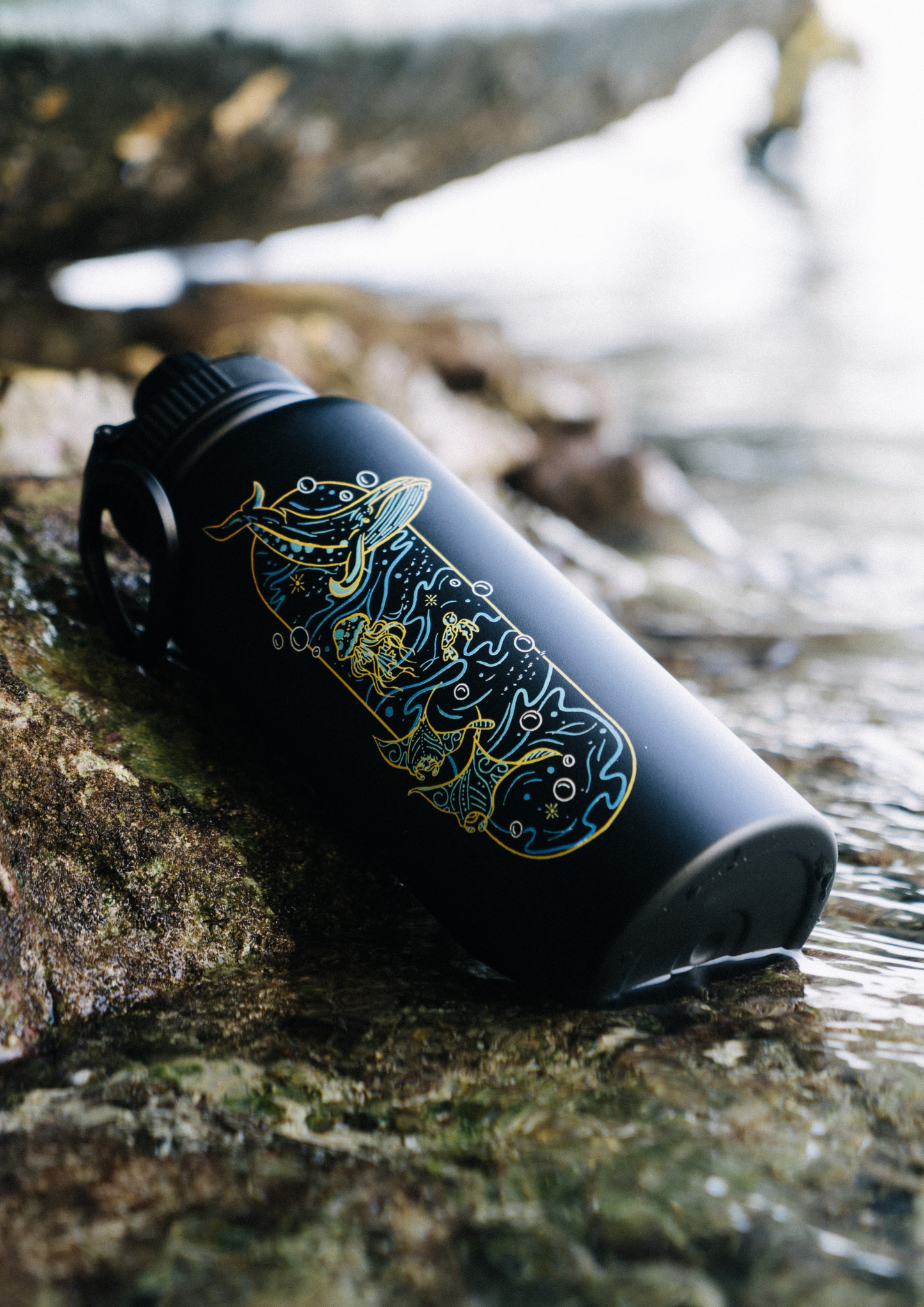Manta Madness Vacuum Steel Bottle