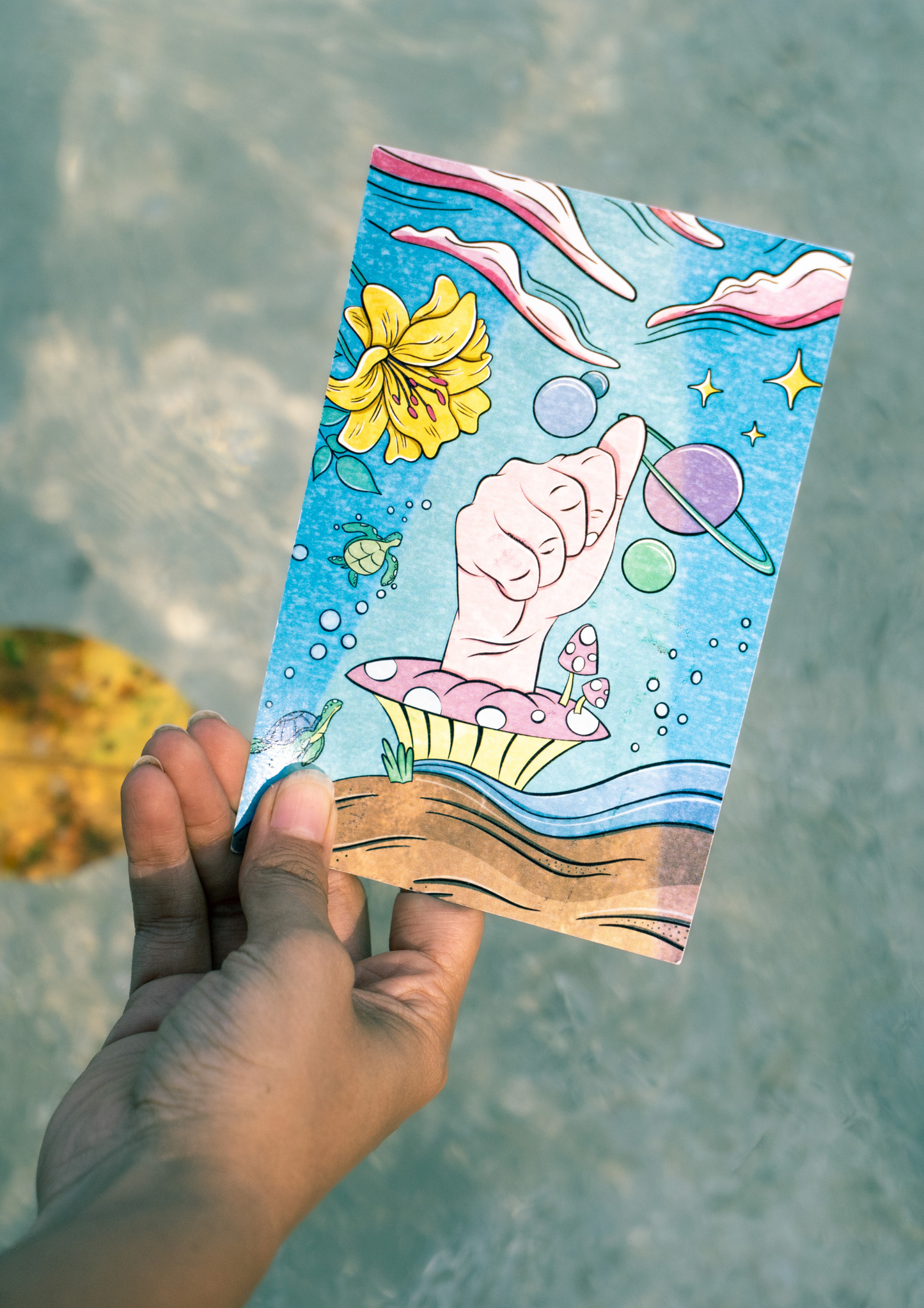 Trip to Mermaid Land Postcard