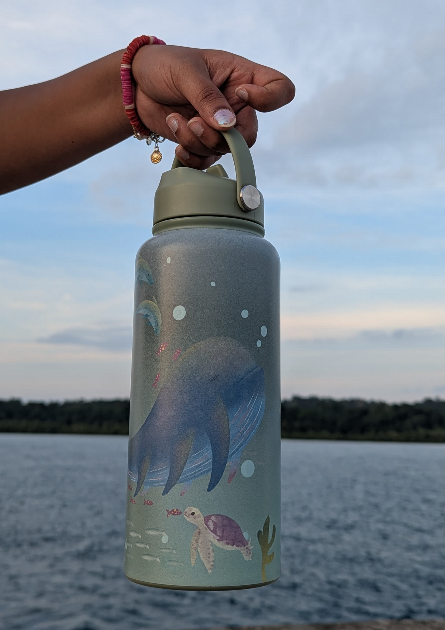Sea Glow Vacuum Steel Bottle