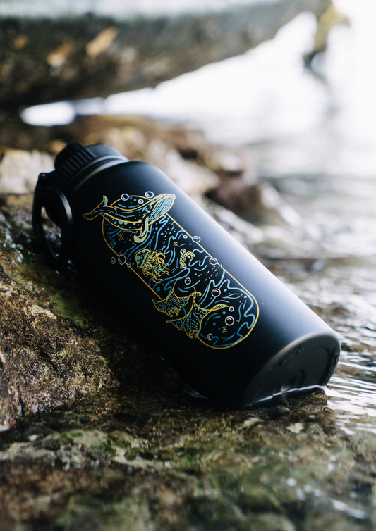 Manta Madness Vacuum Steel Bottle