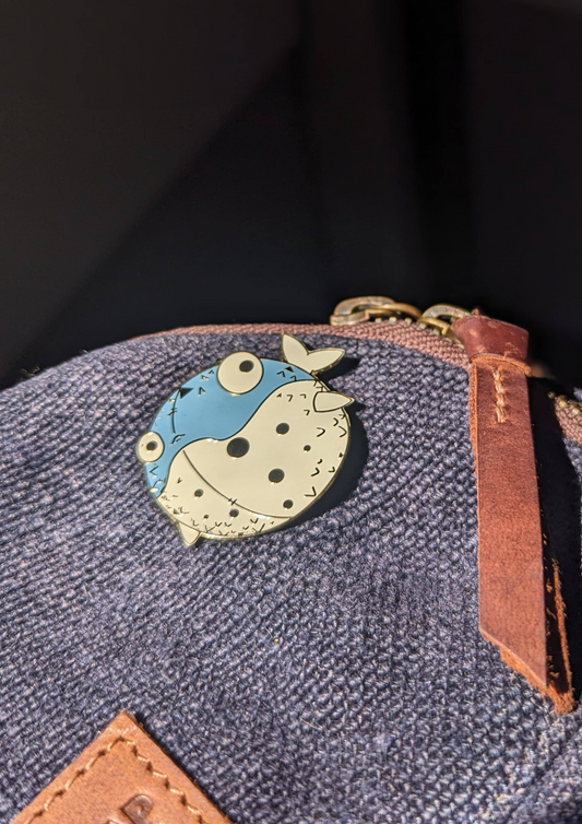 Puffed Up Lover Enamel Pin