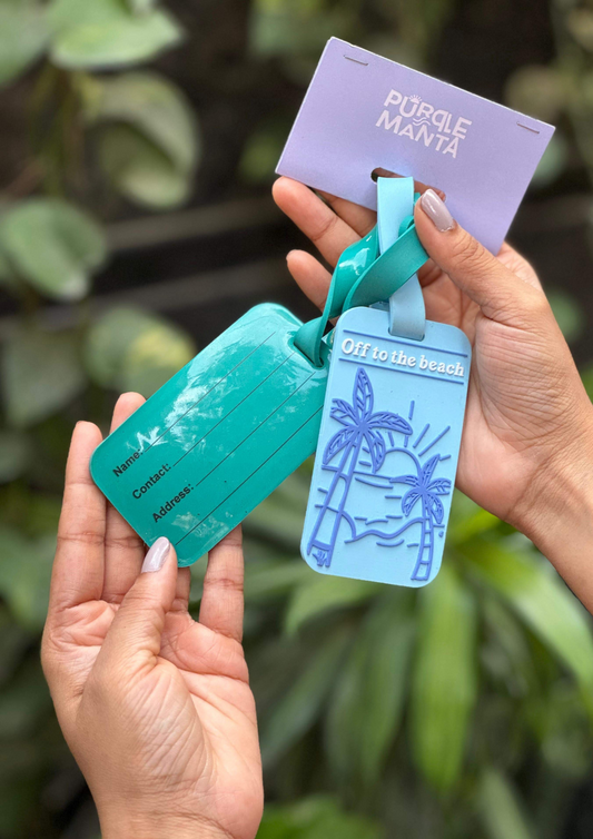 Off to the Beach Luggage Tag